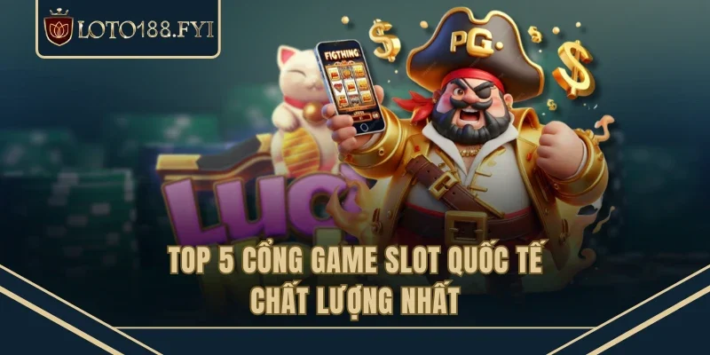 TOP 5 cổng game slot quốc tế chất lượng nhất
